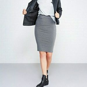 Victoria's Secret Charcoal Grey Rutched Skirt